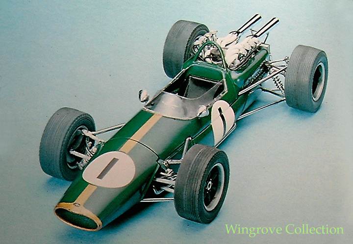 1/20 Scale 1968 Repco Brabham F1 Gerald's 1/20 scale model of a 1968 Repco Brabham F1 car.