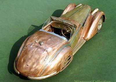 The completed metal body before painting.