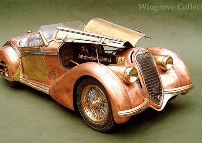The completed body seen from the front.