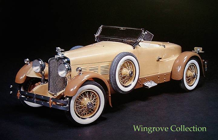 1/20 Scale 1920 Stutz Blackhawk This 1920 Stutz Blackhawk was built at 1/20 scale.