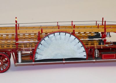 1921 American LaFrance 75-foot aerial ladder truck.