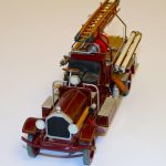 1917 Seagrave triple engine front view. 