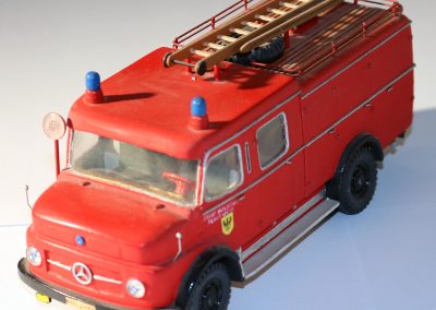 1960 Bachert fire engine front view.
