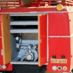 1960 Bachert fire engine rear view. 