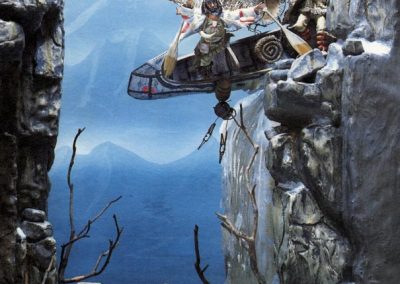 Anderson diorama of "A Problem on the Powder River"