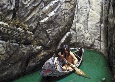 Anderson Canoe diorama