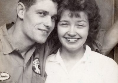 Ernie with his wife, Sheila.