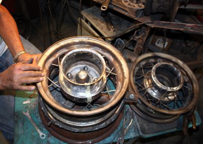 Hand made wheels for the Hillbilly Model A