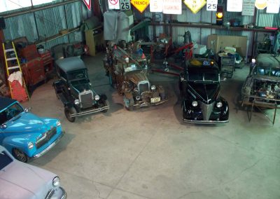 Ernie's garage.