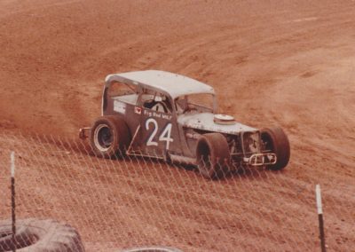 Big Bad Wolf Sliding on the Track