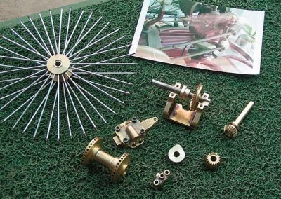 Drive parts and wheel hub.