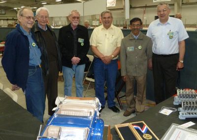 Iqbal is joined by several outstanding craftsmen at the Sherline booth.