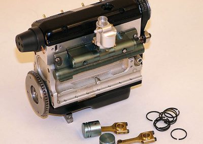 The engine in it's nearly completed form.