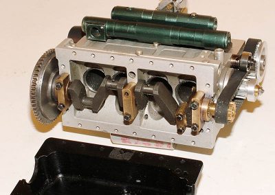 Alternate view of the bottom of the engine block.
