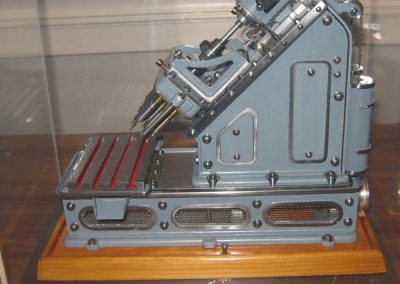 Alternate view of gang drilling machine.