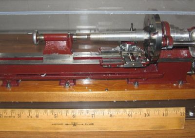 A 1/16 scale engine lathe.
