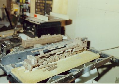Side view of Reading under construction.