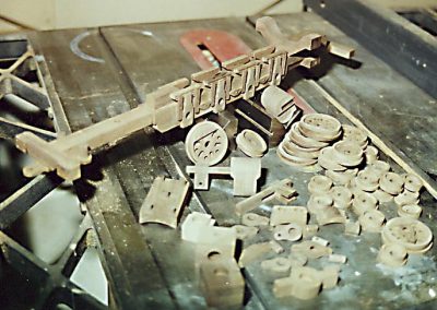 Reading 4-8-4 various parts.