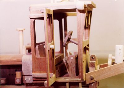 Cab detail of Road Grader.