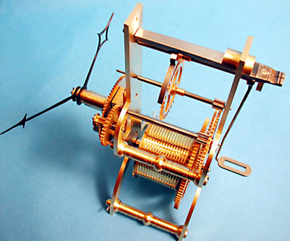 "Dominy" Style Clock Mechanism A special clock movement made in the style of Dominy.