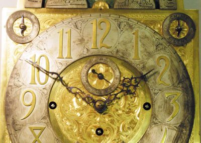 Another clock dial in corroded form.