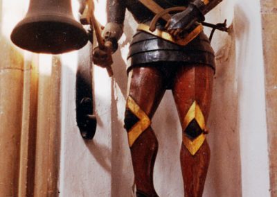 A "Jack" automaton from a Medieval church.