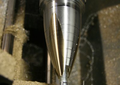 Finished turn from lathe work.