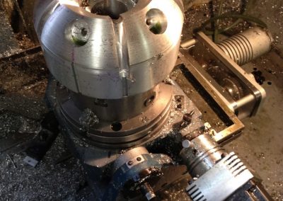 Rough shot of milling work.