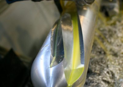 Close-up of groove detail.