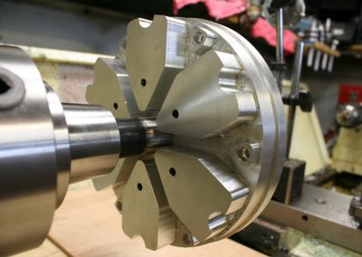 Part with machined finish.