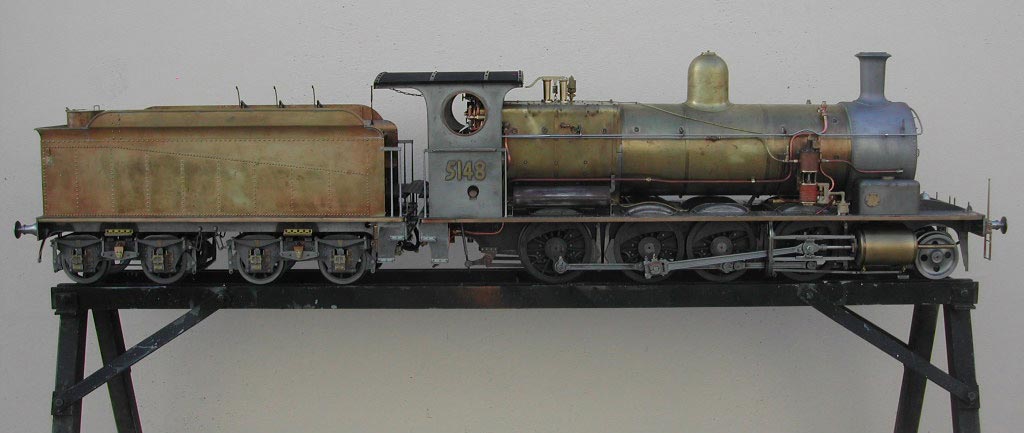 Locomotive No. 5148 Ross' 2-8-0 steam locomotive No. 5148 before final completion.