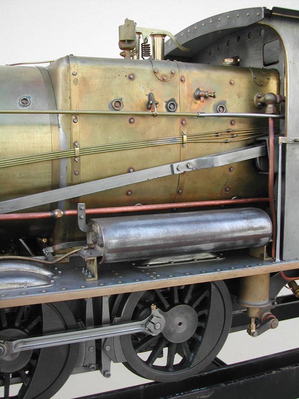 5148 Locomotive A close-up of the boiler cladding on the 5148.
