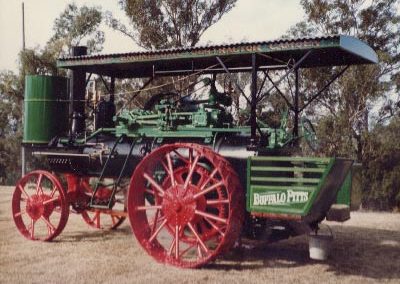 One of Ross' locomotive restorations on the Buffalo.