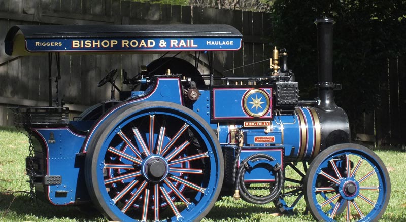 Scale Traction Engine Ross' finished traction engine is truly remarkable.