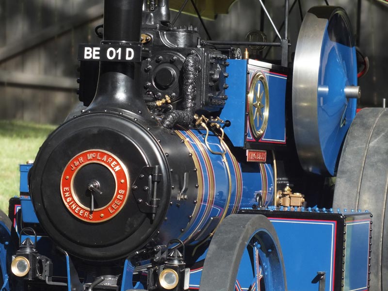 Scale Traction Engine A front view of the finished traction engine.