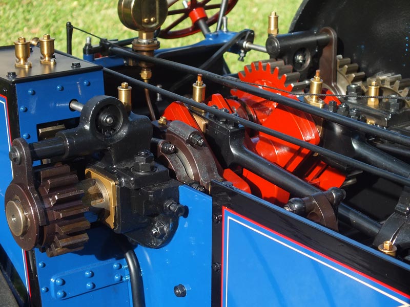 Scale Traction Engine A closer look at some gears on the traction engine.