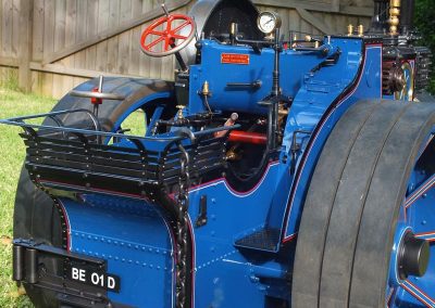 Finished Traction Engine rear view.