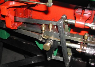 Fowler side rods close-up.