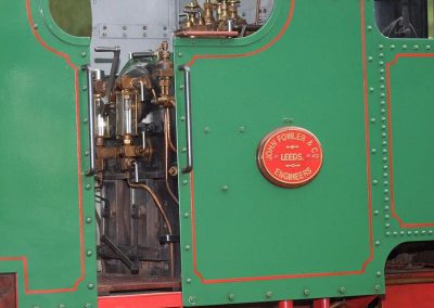Fowler close-up of cab details.