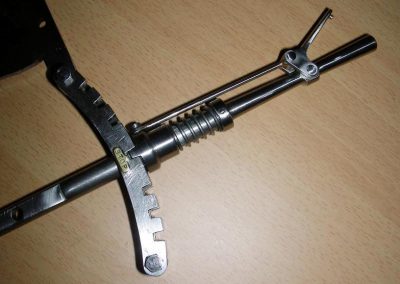 One of the levers for the Traction Engine.
