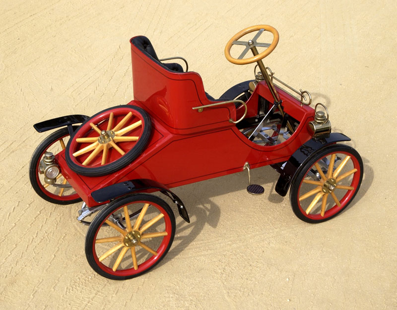 Ford Model A Pedal Car A rear view of the 1903 Ford Model A pedal car.