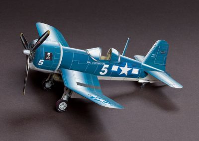 Side view of the F4U-4 Corsair.