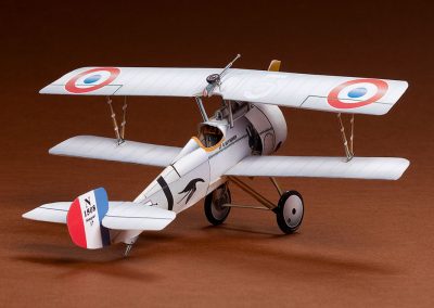 Rear view of the Nieuport 17 (France).