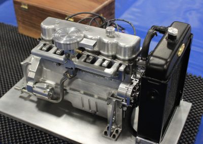 The finished engine at the 2014 NAMES Expo.