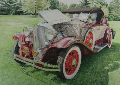 An illustration of a Chrysler by George.
