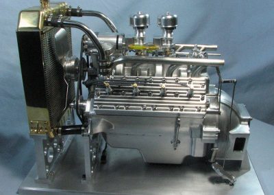 Side view of the Flathead engine.
