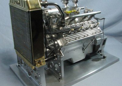 The finished Ford Flathead engine.