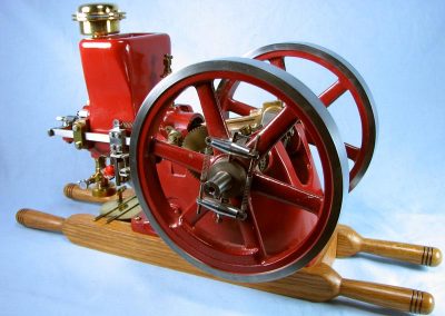Another view of the hit and miss engine.