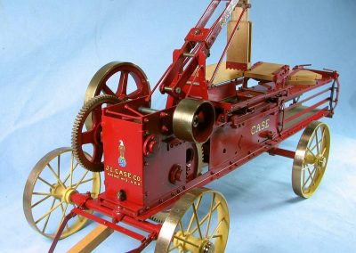 Overview of the stationary baler.