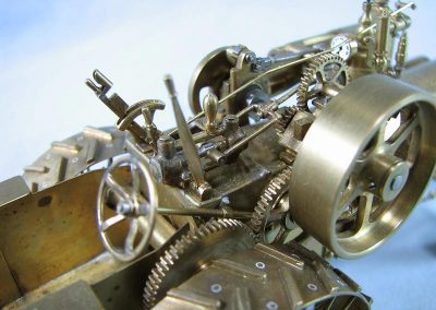 View of the traction engine cab.